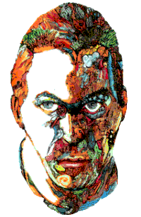 self portrait animated gif